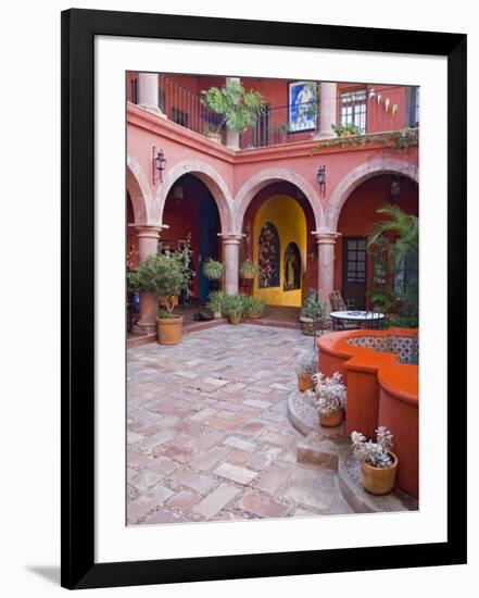 A Six Bedroom Bed & Breakfast, San Miguel, Guanajuato State, Mexico-Julie Eggers-Framed Photographic Print