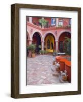 A Six Bedroom Bed & Breakfast, San Miguel, Guanajuato State, Mexico-Julie Eggers-Framed Photographic Print