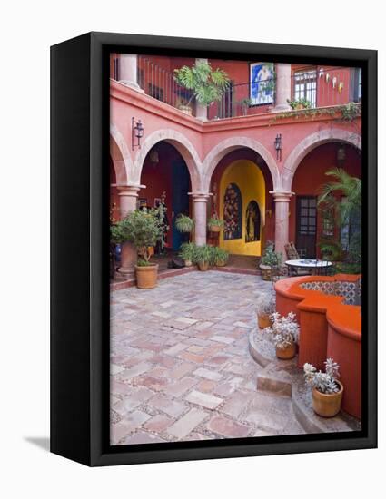 A Six Bedroom Bed & Breakfast, San Miguel, Guanajuato State, Mexico-Julie Eggers-Framed Stretched Canvas