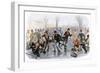 A Skating Scene in Boston, Massachusetts, 1850s-null-Framed Giclee Print