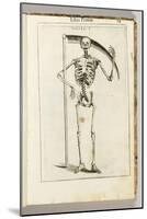 A Skeleton Holding a Scythe in the Style of a Grim Reaper-Italian School-Mounted Giclee Print