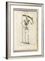 A Skeleton Holding a Scythe in the Style of a Grim Reaper-Italian School-Framed Giclee Print