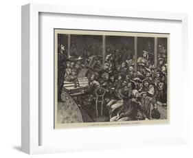 A Sketch at a Concert Given to the Poor Italians in London-Hubert von Herkomer-Framed Giclee Print