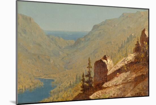 A Sketch at Mount Desert, Maine, 1864-Sanford Robinson Gifford-Mounted Giclee Print