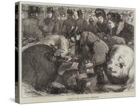 A Sketch at the Cattle-Show, Birmingham-Samuel John Carter-Stretched Canvas