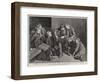 A Sketch at the Office of the National Society for the Prevention of Cruelty to Children-Robert Barnes-Framed Giclee Print