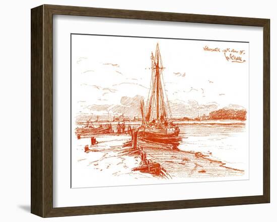 A Sketch at Walberswick, 1899-George Charles Haite-Framed Giclee Print