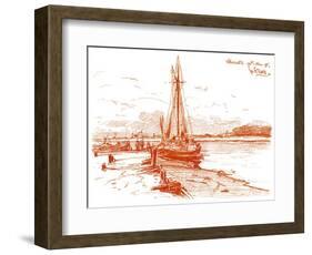 A Sketch at Walberswick, 1899-George Charles Haite-Framed Giclee Print