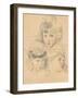 A sketch for a portrait of children, c1897-Paul Helleu-Framed Giclee Print