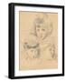 A sketch for a portrait of children, c1897-Paul Helleu-Framed Giclee Print