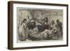 A Sketch in an Afghan Village, Women Washing Linen-null-Framed Giclee Print