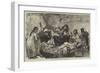 A Sketch in an Afghan Village, Women Washing Linen-null-Framed Giclee Print