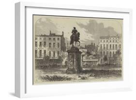 A Sketch in Leicester-Square-Samuel Read-Framed Giclee Print