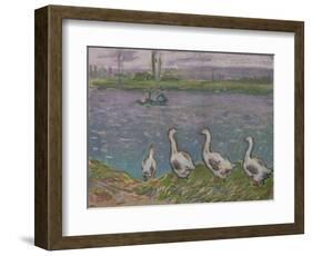 'A Sketch in Pastels', 19th century-Alfred Sisley-Framed Giclee Print