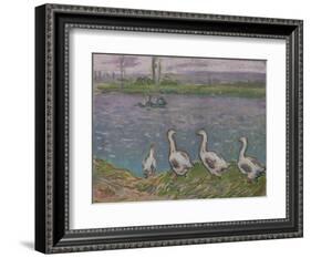 'A Sketch in Pastels', 19th century-Alfred Sisley-Framed Giclee Print