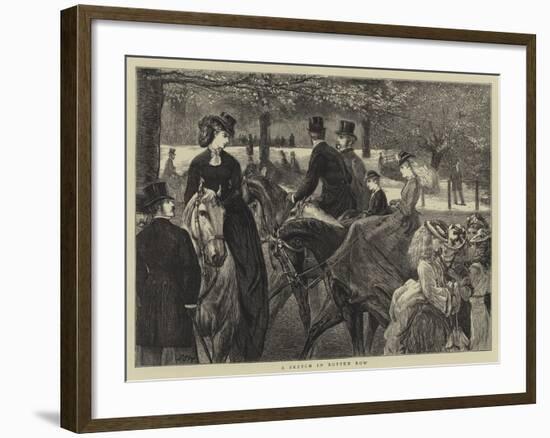 A Sketch in Rotten Row-Francis S. Walker-Framed Giclee Print