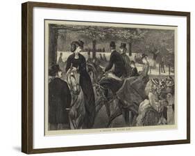 A Sketch in Rotten Row-Francis S. Walker-Framed Giclee Print