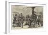 A Sketch in the Camp of Refuge at Chicago, after the Fire-null-Framed Giclee Print