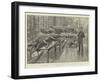 A Sketch in the Natural History Museum at South Kensington-Henri Lanos-Framed Giclee Print