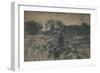 'A sketch of a shepherd and his flock', 19th century-Anton Mauve-Framed Giclee Print
