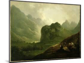 A Sketching Party in the Pass at Borrowdale-Julius Caesar Ibbetson-Mounted Giclee Print