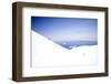 A Skier and Snow Boarder Head Down from the Summit of Mt. Adams, Washington-Bennett Barthelemy-Framed Photographic Print