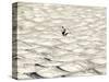 A Skier Makes His Way Down a Sea of Moguls at Sugarbush Ski Area-null-Stretched Canvas