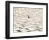 A Skier Makes His Way Down a Sea of Moguls at Sugarbush Ski Area-null-Framed Photographic Print