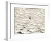 A Skier Makes His Way Down a Sea of Moguls at Sugarbush Ski Area-null-Framed Photographic Print