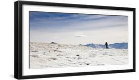 A Skier Travels Near Ptarmigan Pass in the Vail Pass Winter Recreation Area, Colorado-Sergio Ballivian-Framed Photographic Print