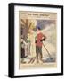 A Skiing Couple Enjoy a Freshing Drink after a Long Day on the Piste-null-Framed Art Print