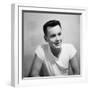 A Skinny 21 Year Old Boy in a Portrait, Ca. 1951-null-Framed Photographic Print