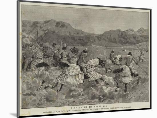 A Skirmish in Abyssinia-null-Mounted Giclee Print