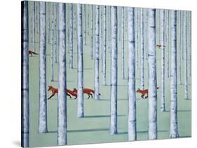 A Skulk of Foxes-Rebecca Campbell-Stretched Canvas