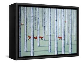 A Skulk of Foxes-Rebecca Campbell-Framed Stretched Canvas