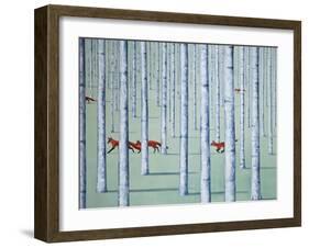 A Skulk of Foxes-Rebecca Campbell-Framed Giclee Print