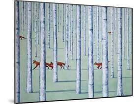A Skulk of Foxes-Rebecca Campbell-Mounted Giclee Print