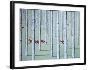 A Skulk of Foxes-Rebecca Campbell-Framed Giclee Print