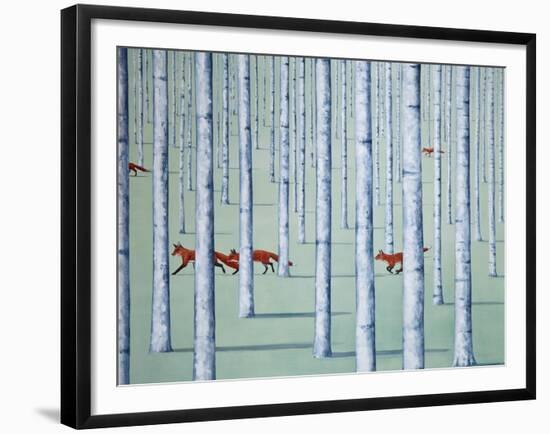 A Skulk of Foxes-Rebecca Campbell-Framed Giclee Print