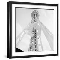 A Skyward View of the Space Needle-null-Framed Premium Photographic Print