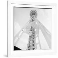 A Skyward View of the Space Needle-null-Framed Photographic Print