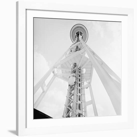 A Skyward View of the Space Needle-null-Framed Photographic Print