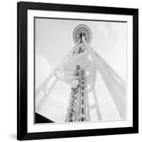 A Skyward View of the Space Needle-null-Framed Photographic Print