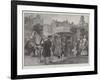 A Sledge-Coach in Old-World Amsterdam-null-Framed Giclee Print