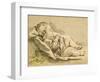 A Sleeping Baby-Francois Boucher-Framed Giclee Print