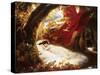 A Sleeping Beauty-Richard Westall-Stretched Canvas