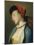 A Sleeping Girl by Pietro Rotari, 1760-62-Pietro Rotari-Mounted Art Print