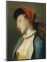 A Sleeping Girl by Pietro Rotari, 1760-62-Pietro Rotari-Mounted Art Print