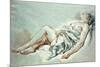 A Sleeping Girl-Francois Boucher-Mounted Giclee Print