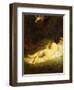 A Sleeping Nymph Blocked by a Satyr, C.1846-47-Jean-François Millet-Framed Giclee Print